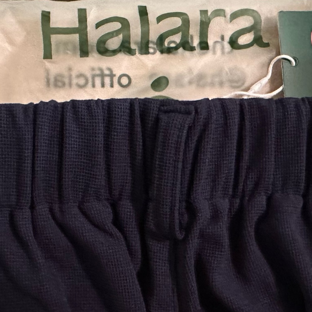 HALARA Classic Dark Blue Wide-Leg Trousers - Picture 5 of 5